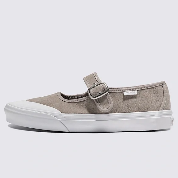 NEW VANS Mary Jane Suede Shoe In Color: Atmosphere Grey M-6.5 W-8 - Picture 4 of 11